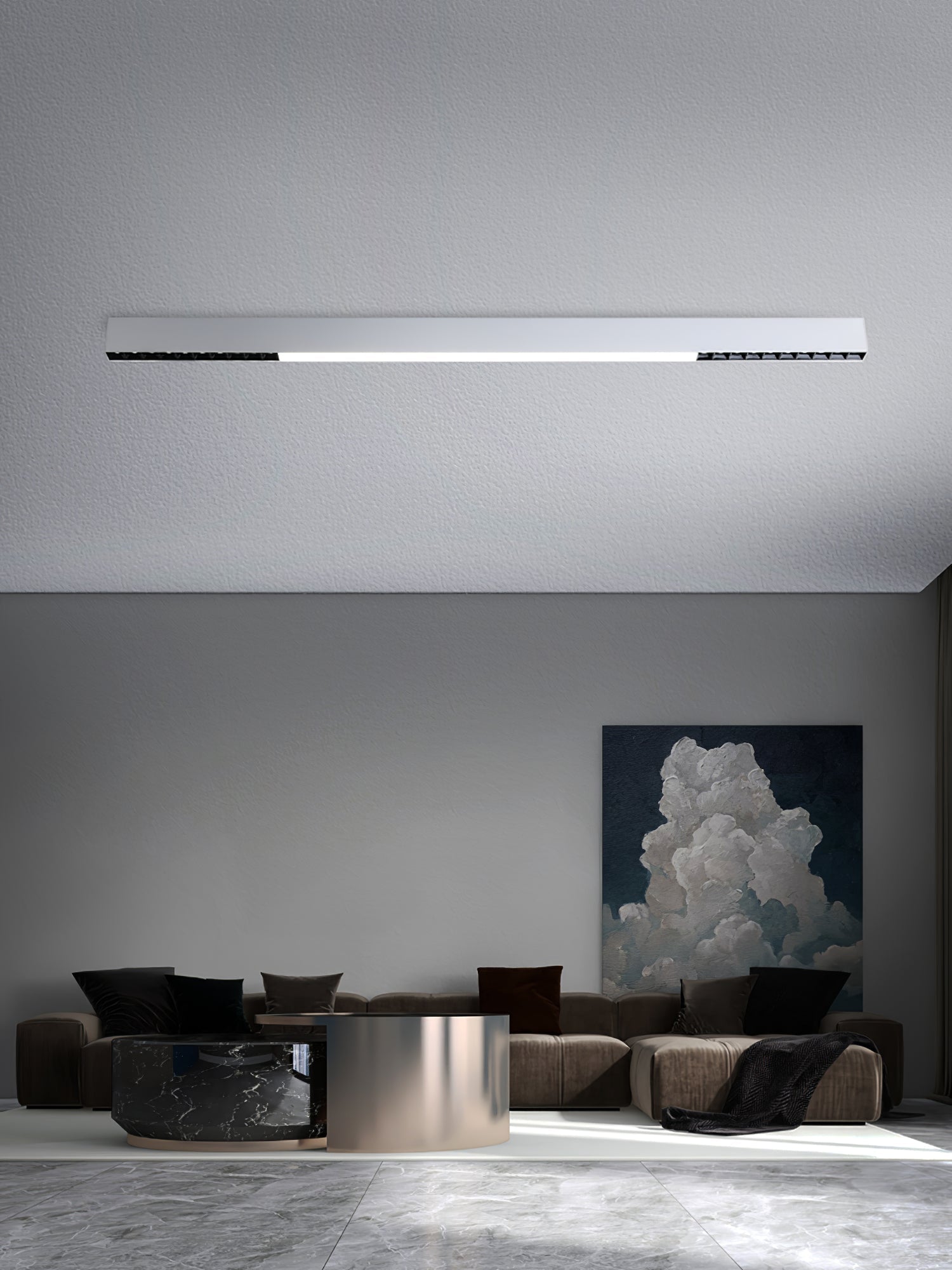 Line Suspension Flottante Moderne en Aluminium - Neutralighting