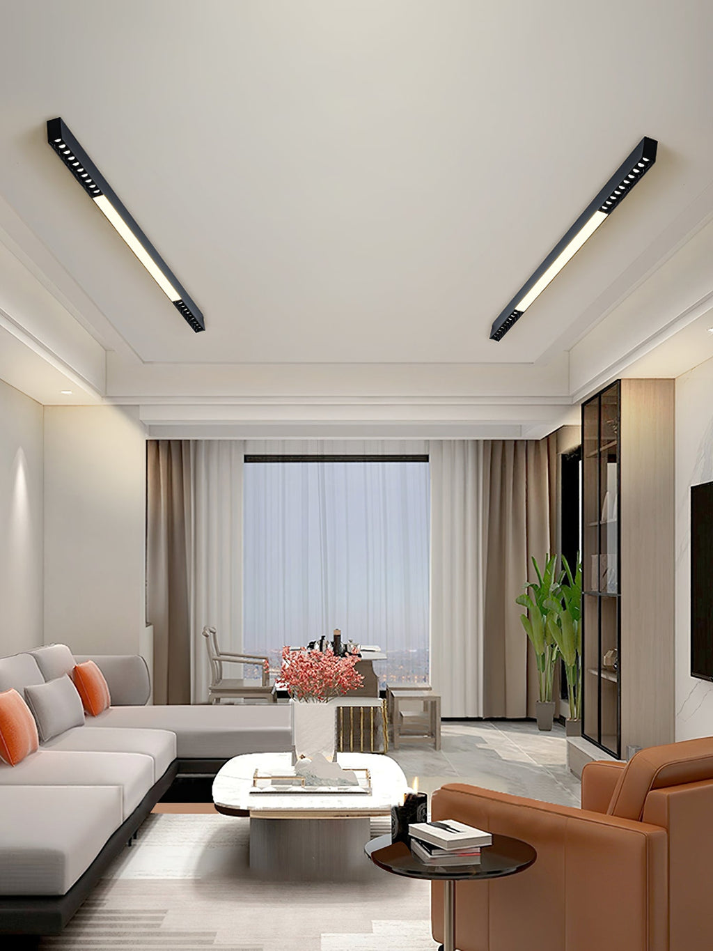 Line Suspension Flottante Moderne en Aluminium - Neutralighting