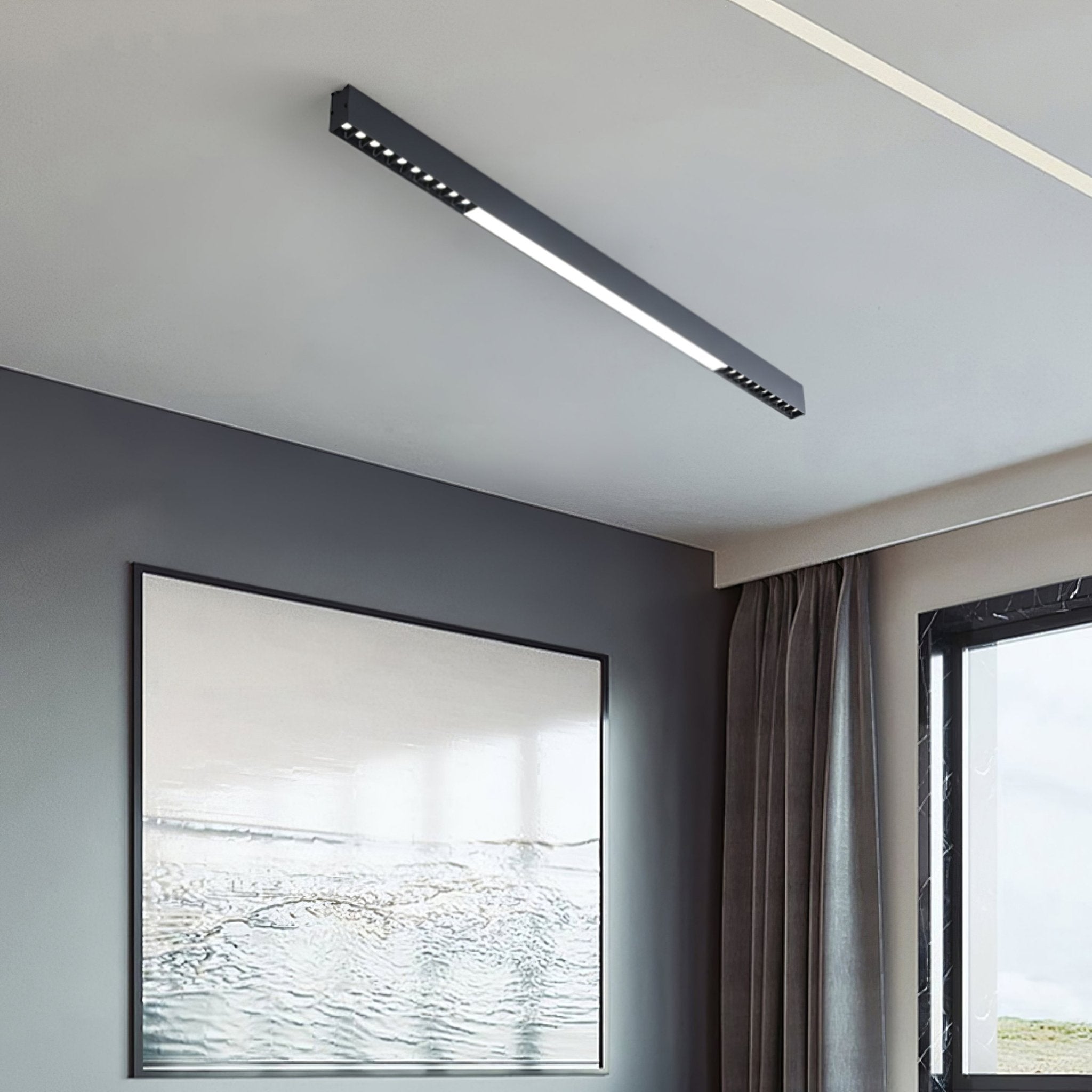 Line Suspension Flottante Moderne en Aluminium - Neutralighting