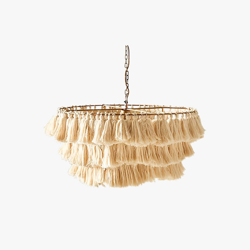 Ritta Suspension Nuage Retro, Metal/Tissu, Rose/Beige/Violet, Salon - Neutralighting