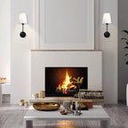 Arisha Moderne Métal Tissu Intérieur Applique Murale Salon - Neutralighting