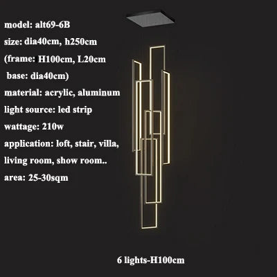 Plafonnier nordique moderne pour loft et espaces créatifs Oscar Césure - Lignes Épurées & Atmosphère Sereine