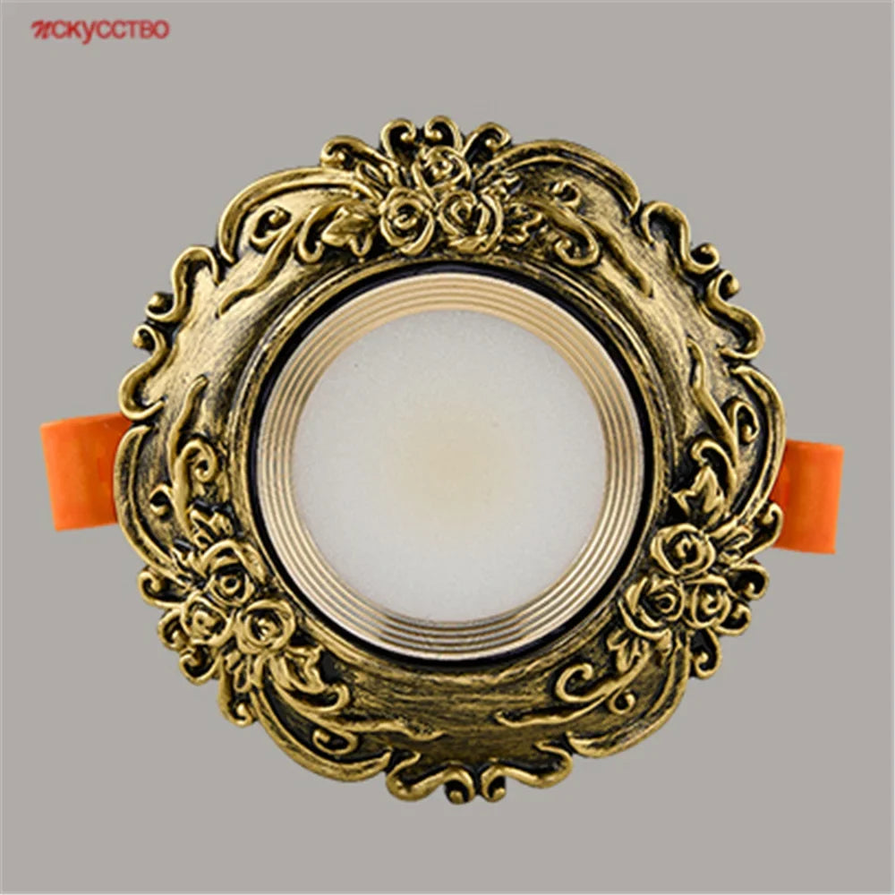Spot led encastrable rétro pour décoration style campagnard Félicien Écho - Charme Rétro & Décor Singulier