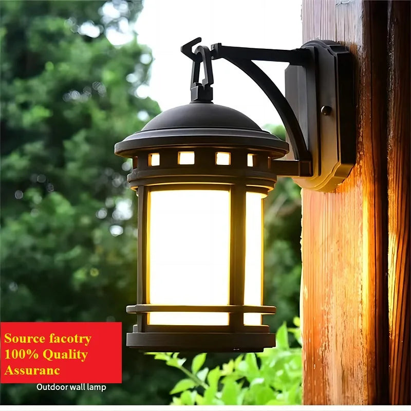 Applique murale — D'extérieur rétro lumineuse pour jardin et cour