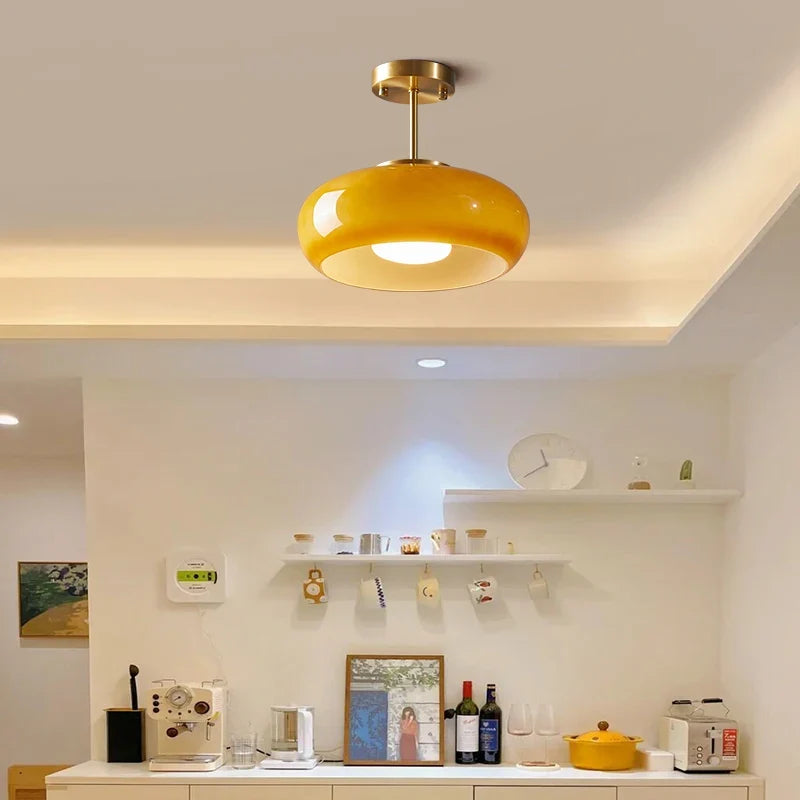Plafonnier — Moderne nordique en verre LED iwhd