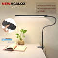 Suspension — NEWACALOX pince de bureau barre d'écran suspension lumière 360 ° rotatif pliant bras Flexible Support 108 pièces LED SMD Protection des yeux lampe de bureau