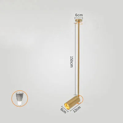 Projecteur à perche pour magasin et salon de manucure Orson Dessin en Métal - Simplicité & Caractère au Quotidien