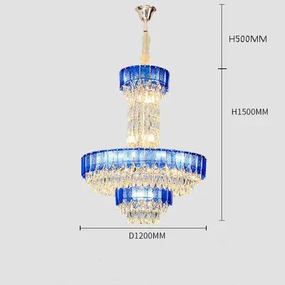 Lustre — En cristal de luxe pour hôtel et villa