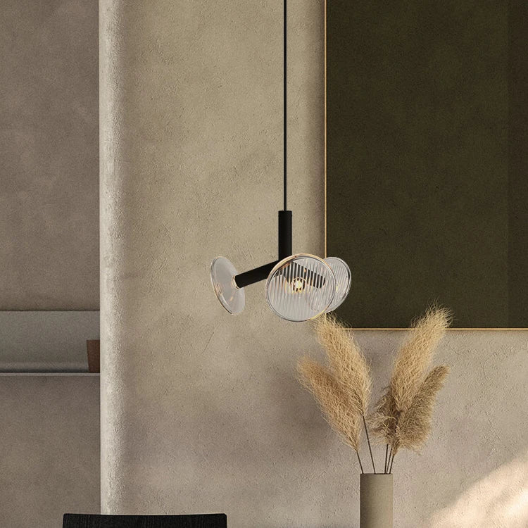 Lustre — Postmoderne en verre style américain pour décoration intérieure