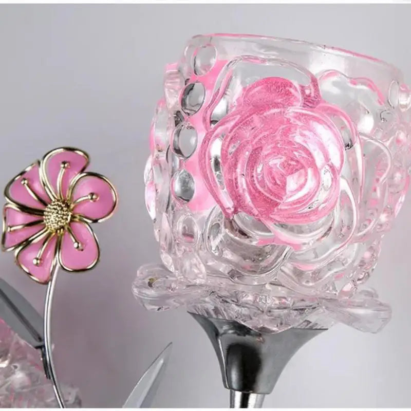 Applique murale en cristal doré pour intérieur décoratif Flore Rêve - Simplicité & Caractère au Quotidien