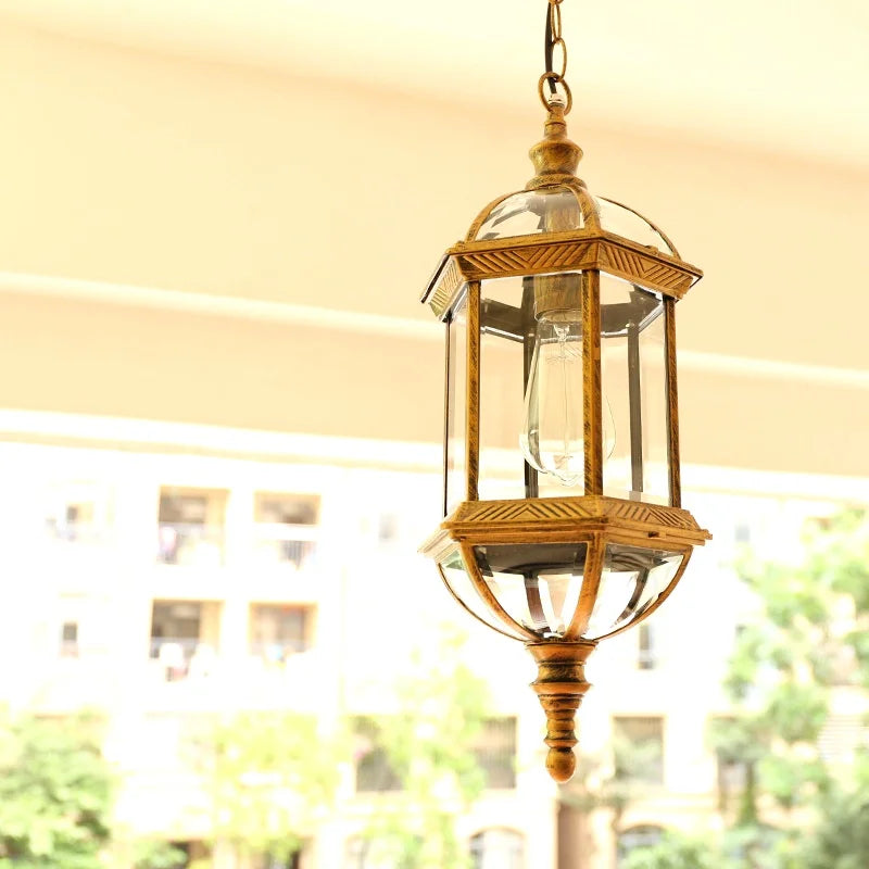 Plafonnier — Extérieure Suspension de jardin porte couloir balcon lampe suspendue lanterne étanche couloir allée cour plafonniers