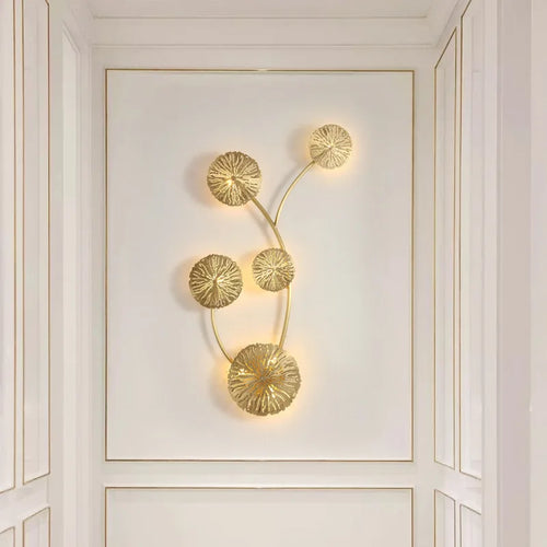 Applique murale led dorée design moderne décoration intérieure Samuel Lointain en Cuivre - Une Présence Décorative Raffinée
