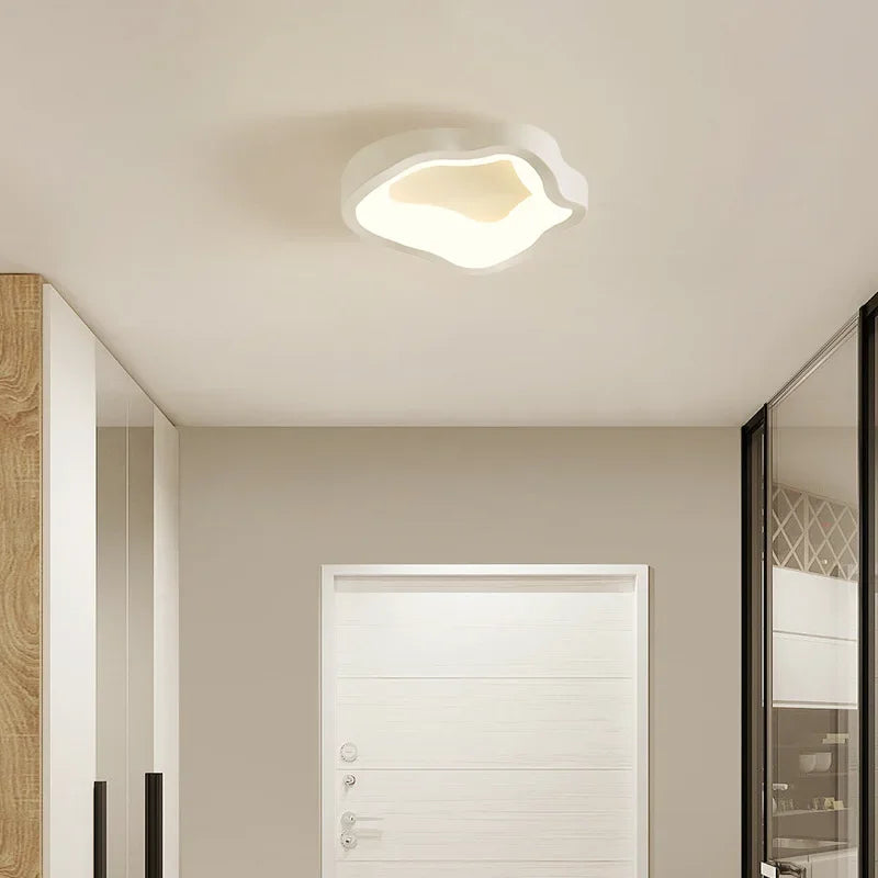 Plafonnier LED nordique pour salon Olympe Partition - Lignes Épurées & Atmosphère Sereine