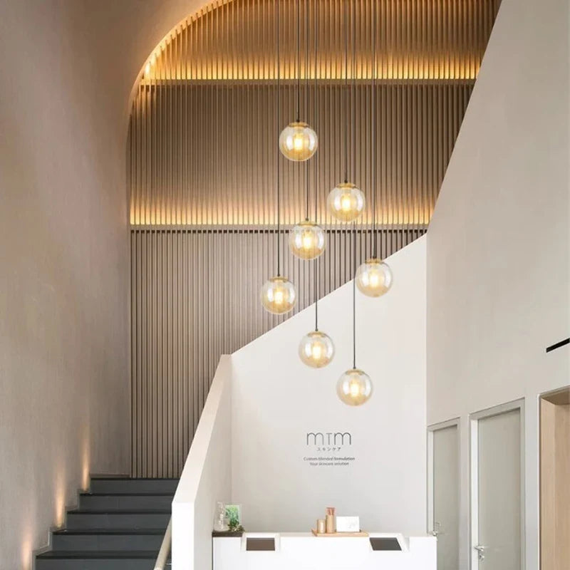 Plafonnier — Nordique décor à la maison salle à manger suspension lumières éclairage intérieur plafonnier suspension lustre lampes pour salon