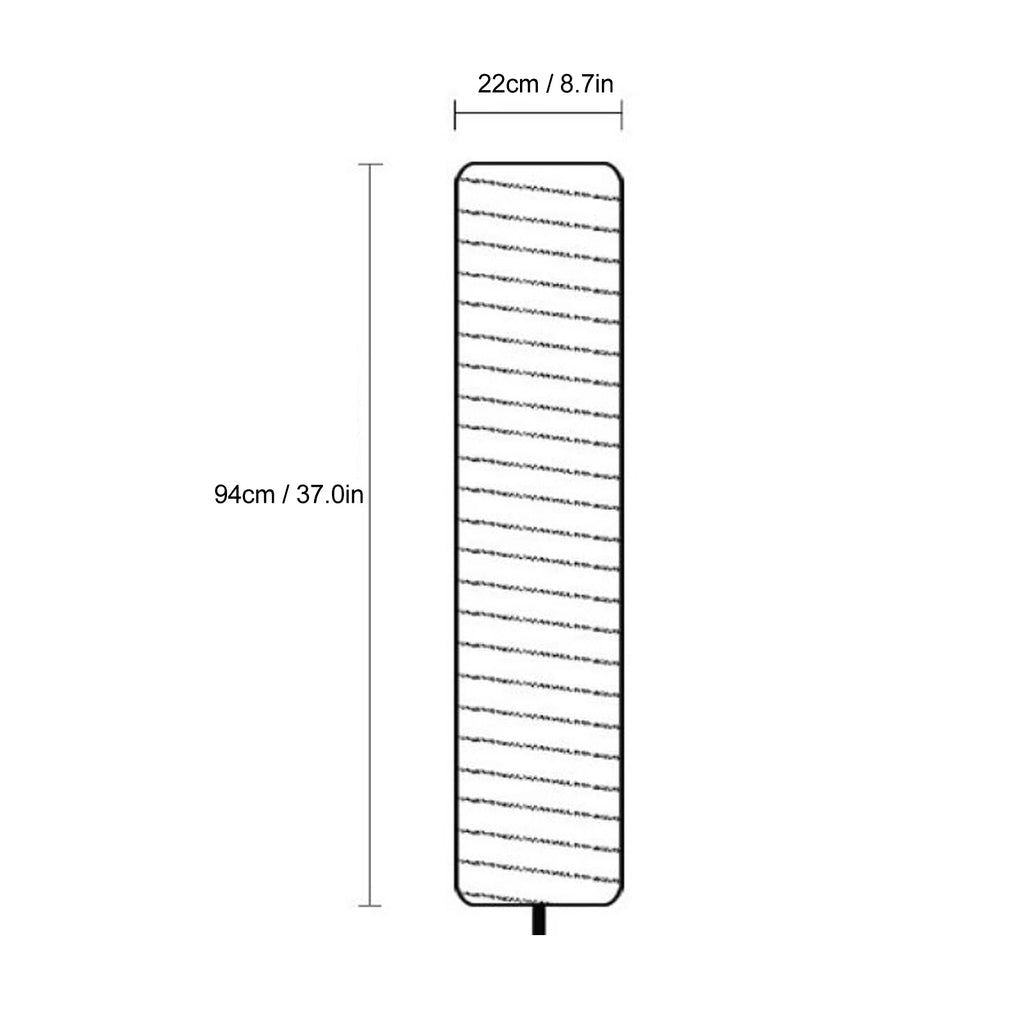 Abat-jour pour lampadaire en papier de riz de 94 cm – Nivéane