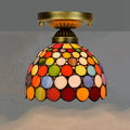 Plafonnier moderne en éclairage led nordique pour balcon et allée Hélène Cantate en Verre - Reflets Délicats & Élégance Visuelle