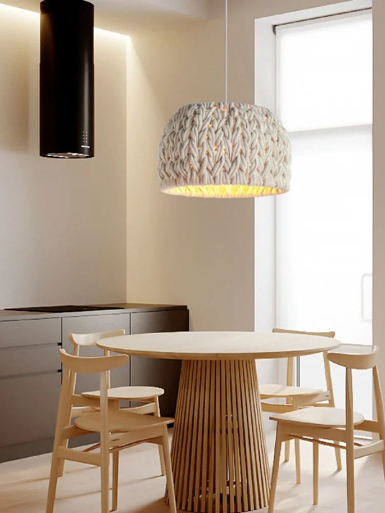 Lustre Naturel Jules Brume en Corde