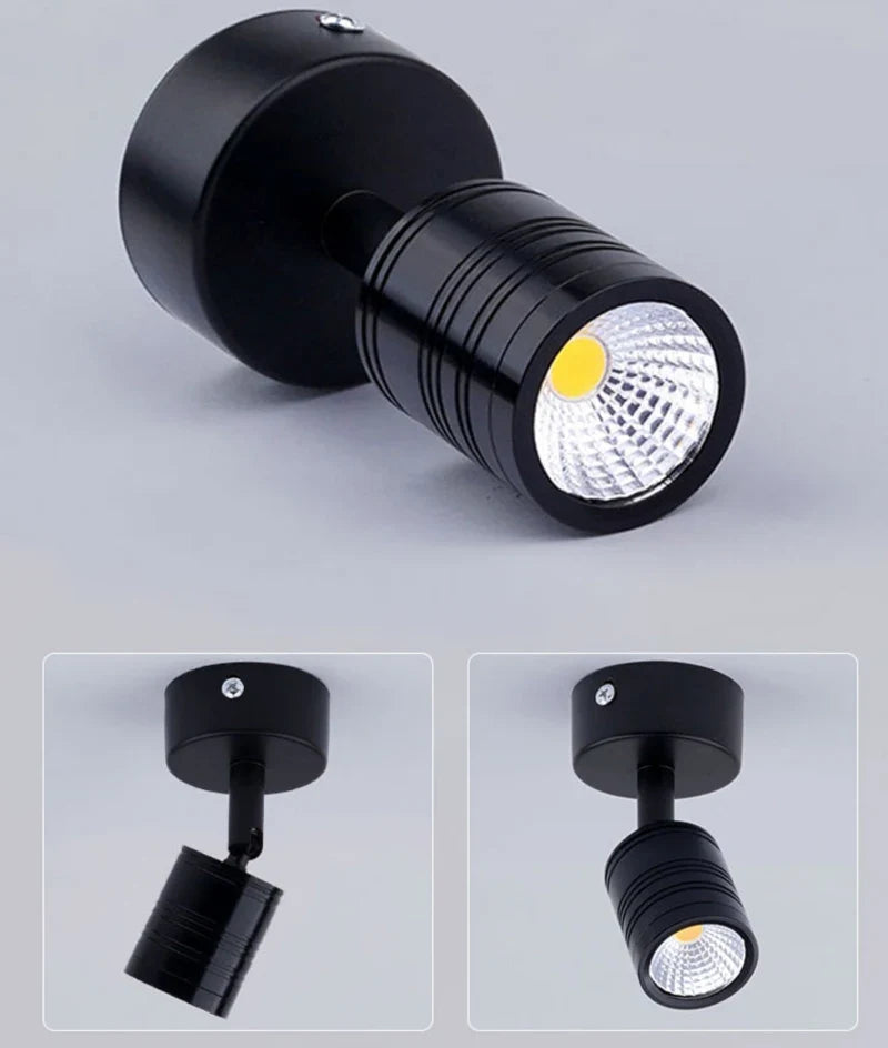 Spot — LED rotatif pour vitrine et comptoir décoratif