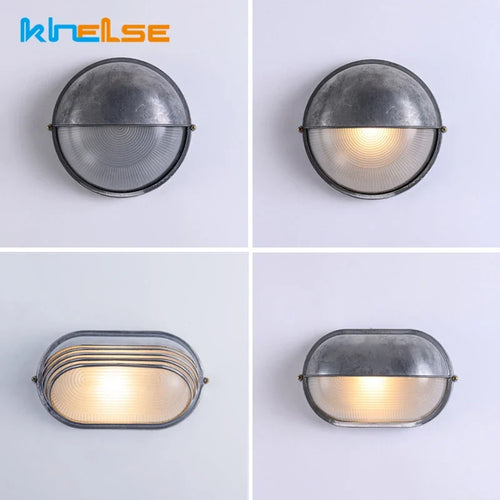Applique murale — LED rétro industrielle étanche pour extérieur et jardin