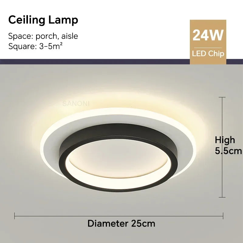 Plafonnier led design moderne luminaire décoratif d'intérieur idéal Manon Chant - Esprit Contemporain & Décor Élégant