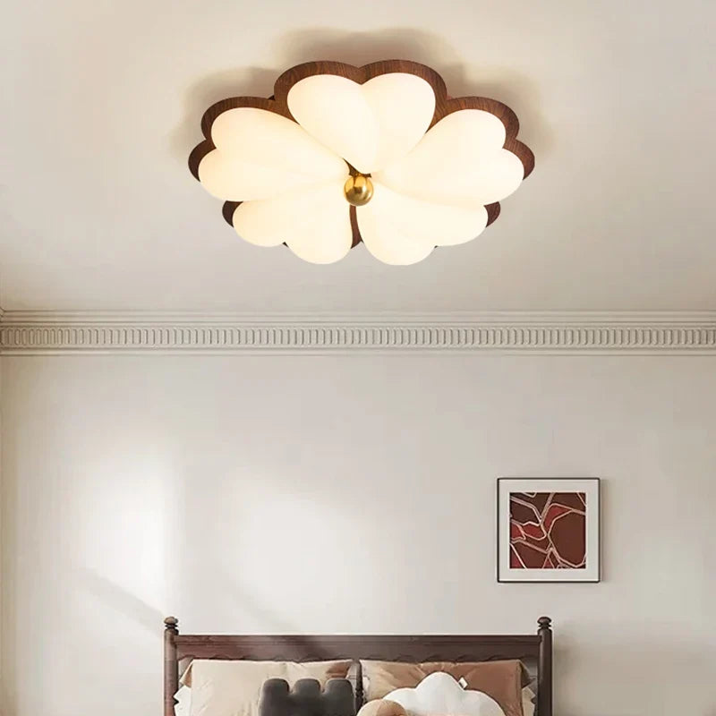 lampe à fleurs pour chambre d'enfant style princesse et étude