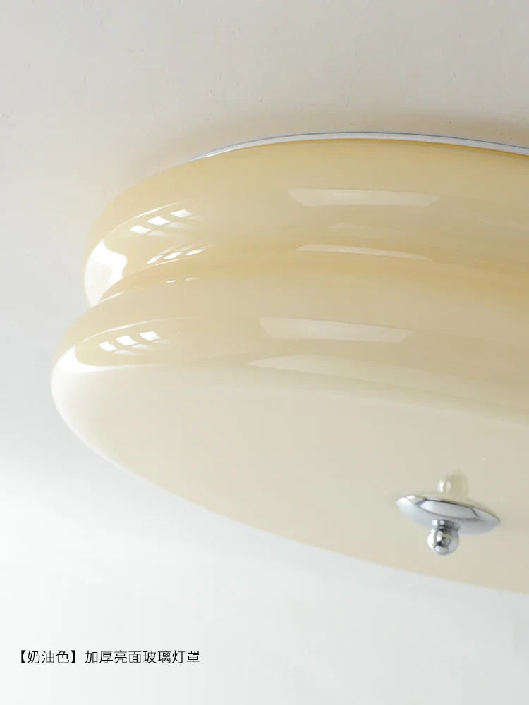 Plafonnier — Rétro en verre pour un style nordique élégant