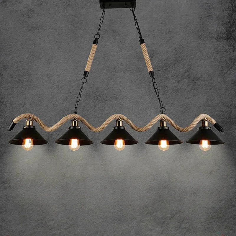 Suspension Vintage Honoré Sillage en Corde Tressée
