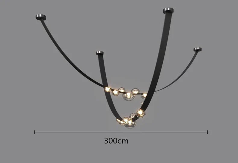 Lustre — Décoration fantaisie éclairage intérieur lampes suspendues
