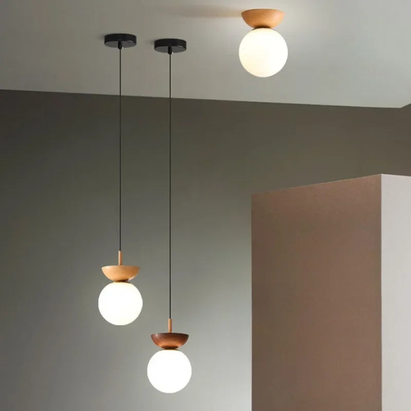 Plafonnier — LED style japonais design nordique luminaire décoratif idéal