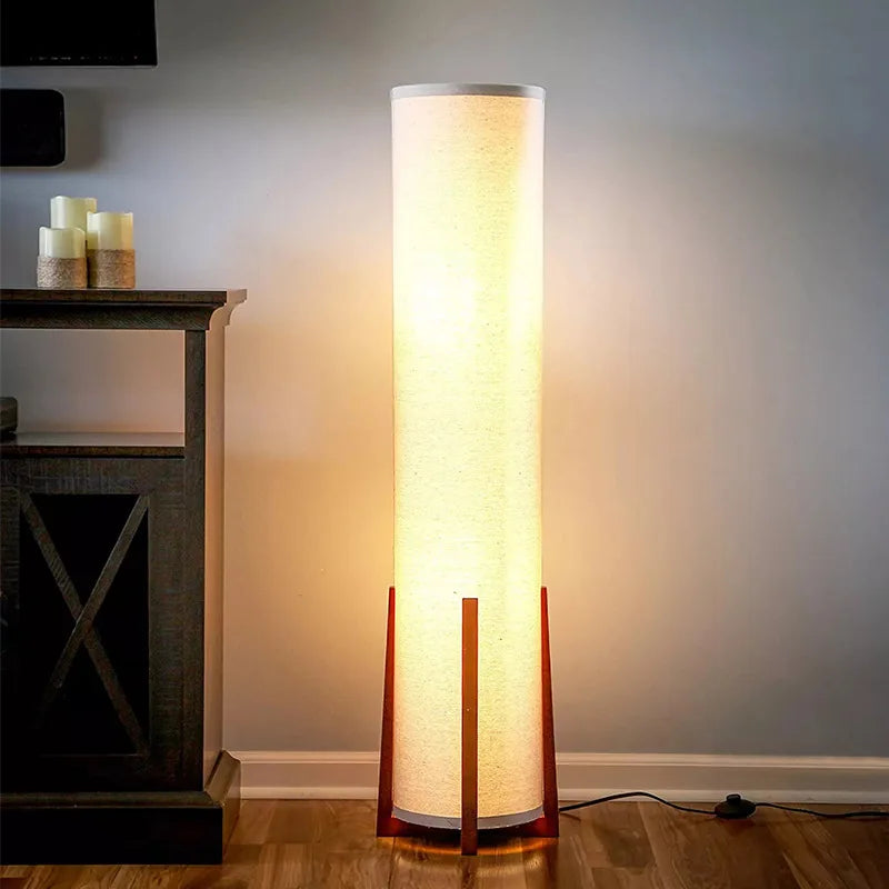 Lampe de Sol Japonaise Théophile Intervalle en Métal - Lignes Dessinées & Décor Raffiné
