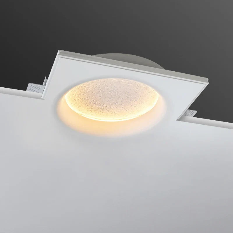 Lampe en plâtre créative lune pour décoration murale Zélian Concerto - Une Note Singulière dans le Décor