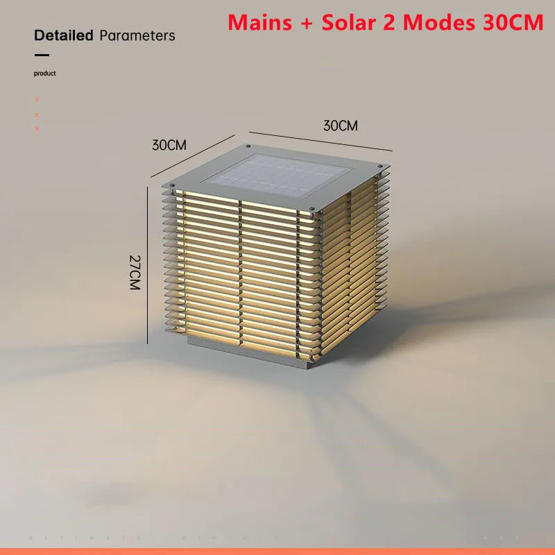 lampe de jardin solaire lumineuse pour extérieur décorative et étanche