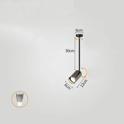 Projecteur à perche pour magasin et salon de manucure Orson Dessin en Métal - Simplicité & Caractère au Quotidien
