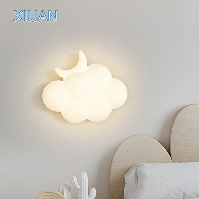 Applique murale — Moderne en forme de nuage blanc pour intérieur