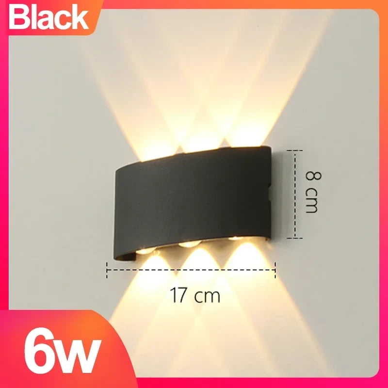 Applique murale — LED extérieur étanche aluminium haut bas zbw0010