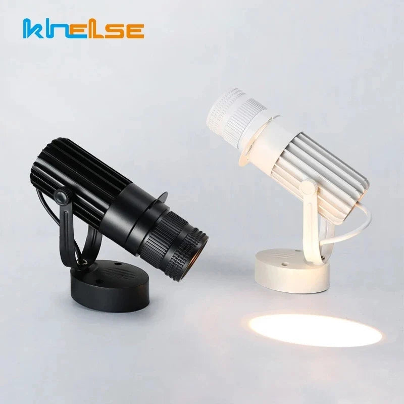 Luminaire — Projecteur LED sur rail à mise au point réglable pour éclairage d'ambiance