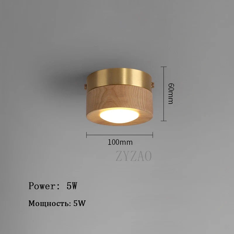 Lampe plafonnier en noyer et frêne led décoration maison Aurore Souffle en Bois - Une Touche Naturelle dans le Décor
