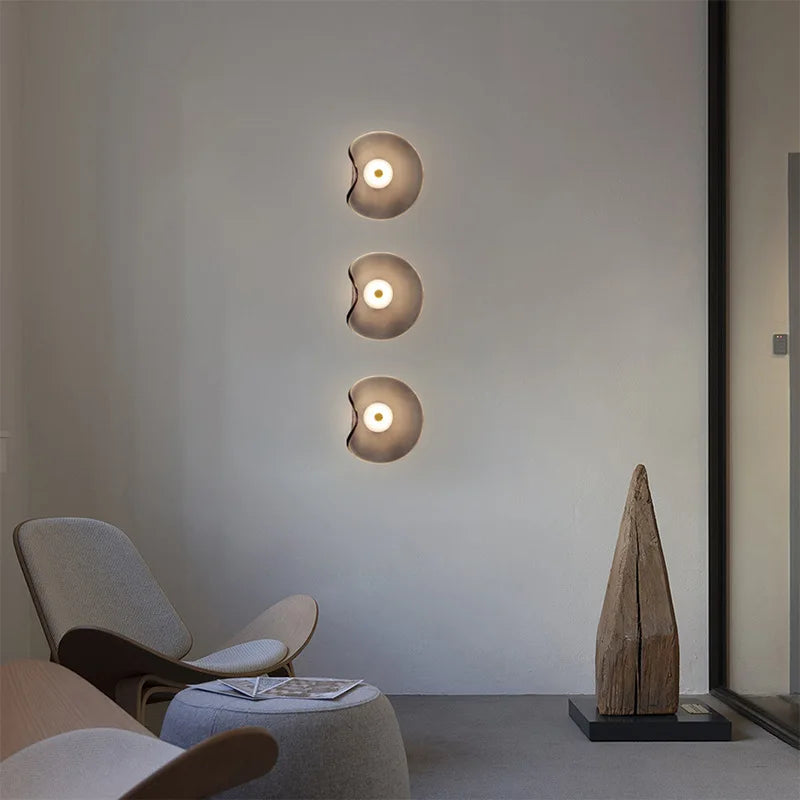 Applique murale led art déco en verre pour intérieur élégant Ilona Cadence - Jeux de Reflets & Harmonie Intérieure