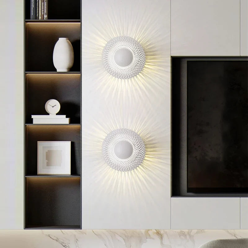 Applique murale — En fer design corne italienne pour décoration intérieure à LED