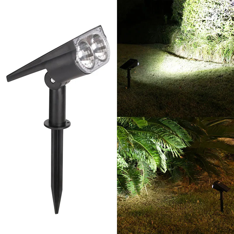 Spot solaire extérieur à 2 ou 7 LED, éclairage blanc ou multicolore – Florélys