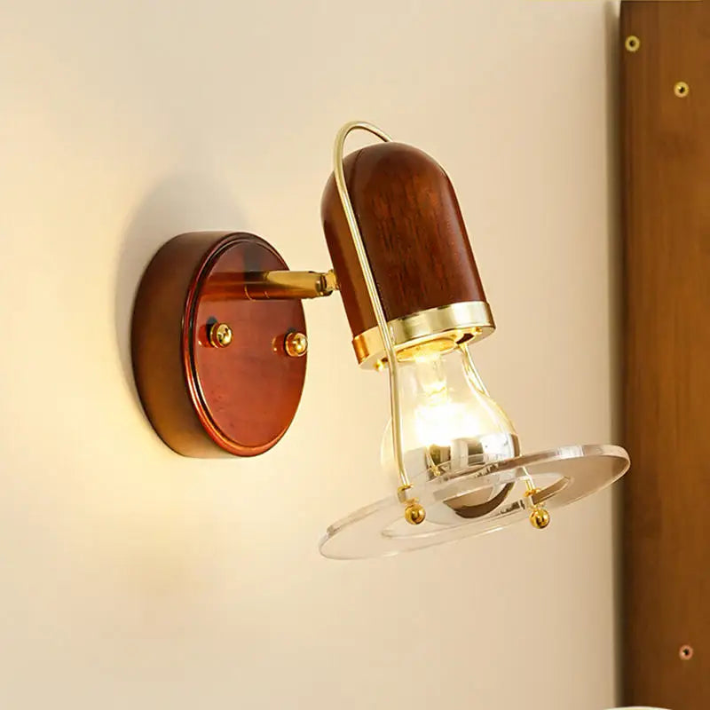 Applique murale — Vintage en bois pour décoration intérieure rétro