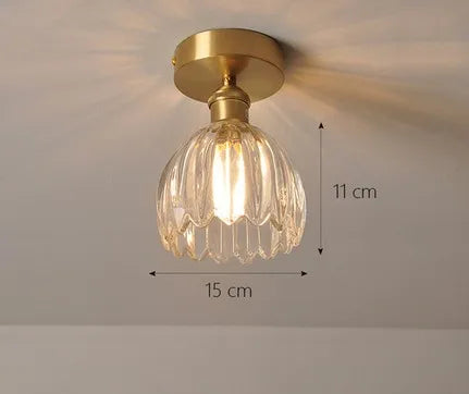 Plafonnier — Moderne en verre pour intérieur et extérieur lumineux