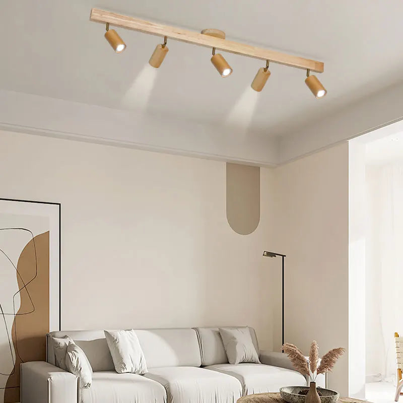 Plafonnier led moderne en bois pour intérieur élégant Astrid Cime - Le Charme du Bois au Quotidien