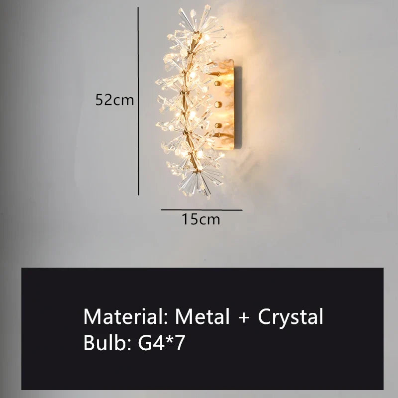 Applique murale — Moderne en cristal pour décoration intérieure