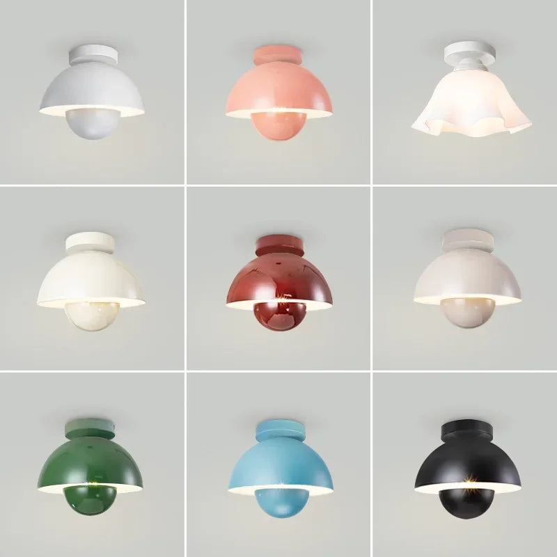 Plafonnier led semi-circulaire moderne pour allée balcon escalier Éden Orée - Esprit Contemporain & Décor Élégant