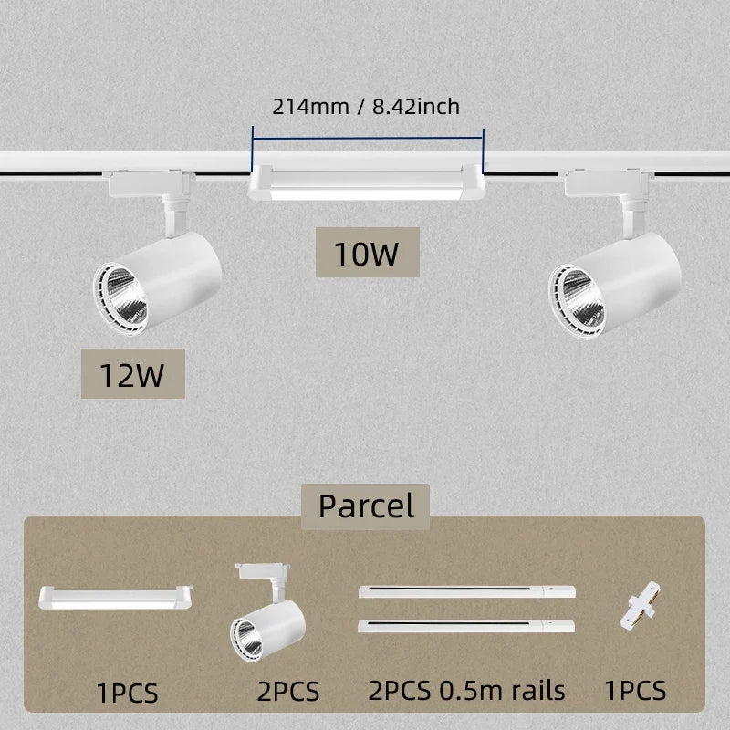 Spot — LED sur rail pour éclairage de magasin