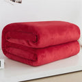 Plaid plaid flanelle polaire corail doux pour lit salon Lison Échappée - Présence Décorative & Harmonie Intérieure