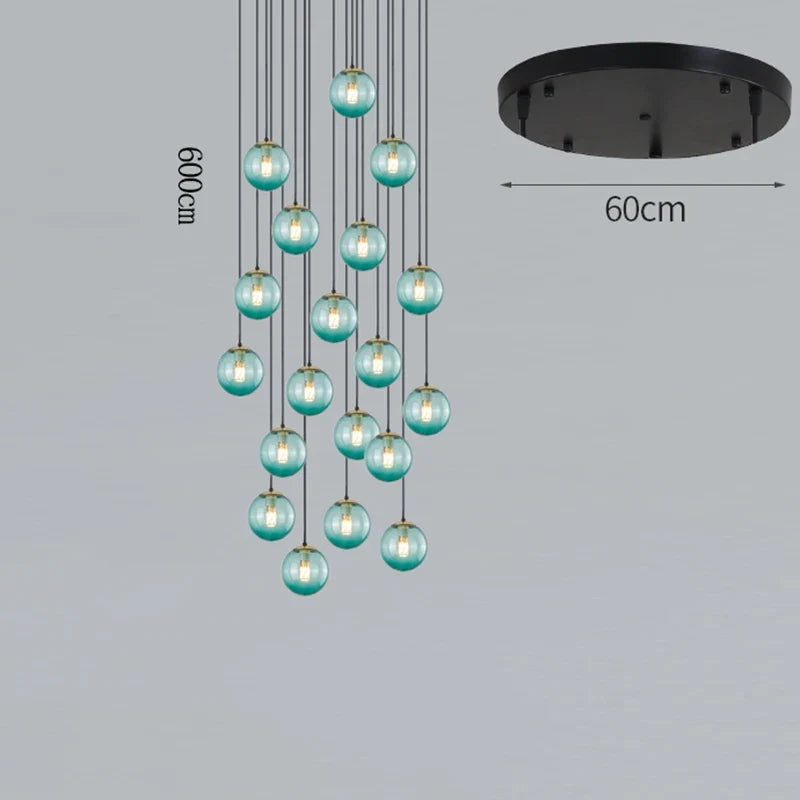Plafonnier — Nordique décor à la maison salle à manger suspension lumières éclairage intérieur plafonnier suspension lustre lampes pour salon