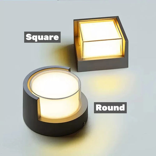 Abat-jour — LED extérieure intelligente double abat-jour en acrylique