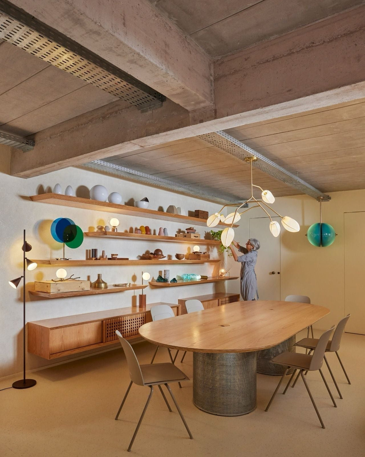 Evvinora Lustre en Métal et Tissu Style Industriel Vintage - Neutralighting